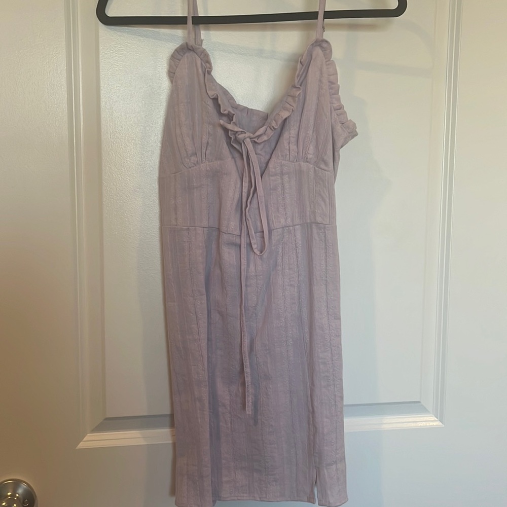 Purple mini sun dress from Zaful